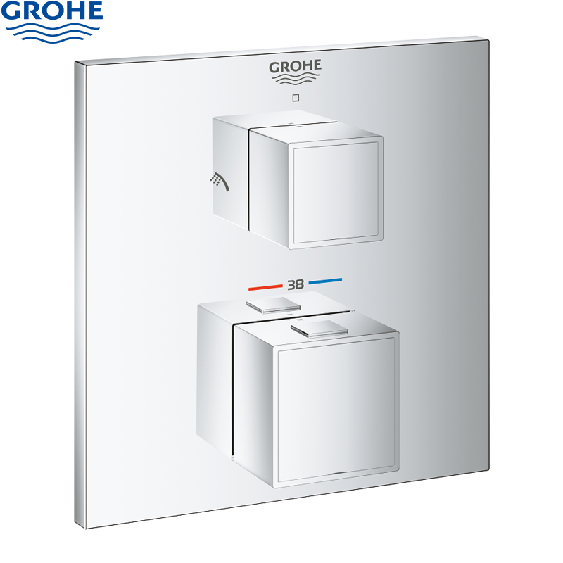 Mặt Nạ Bộ Trộn Ổn Nhiệt Âm Tường GROHE 24154000