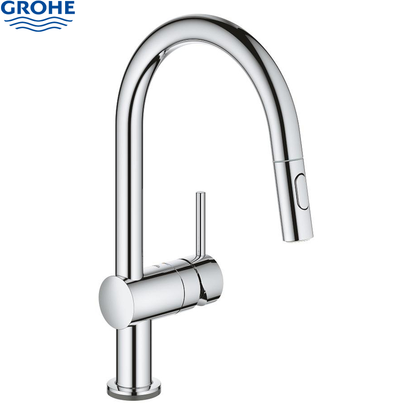 Vòi Rửa Bát Dây Rút Nóng Lạnh GROHE 31358002