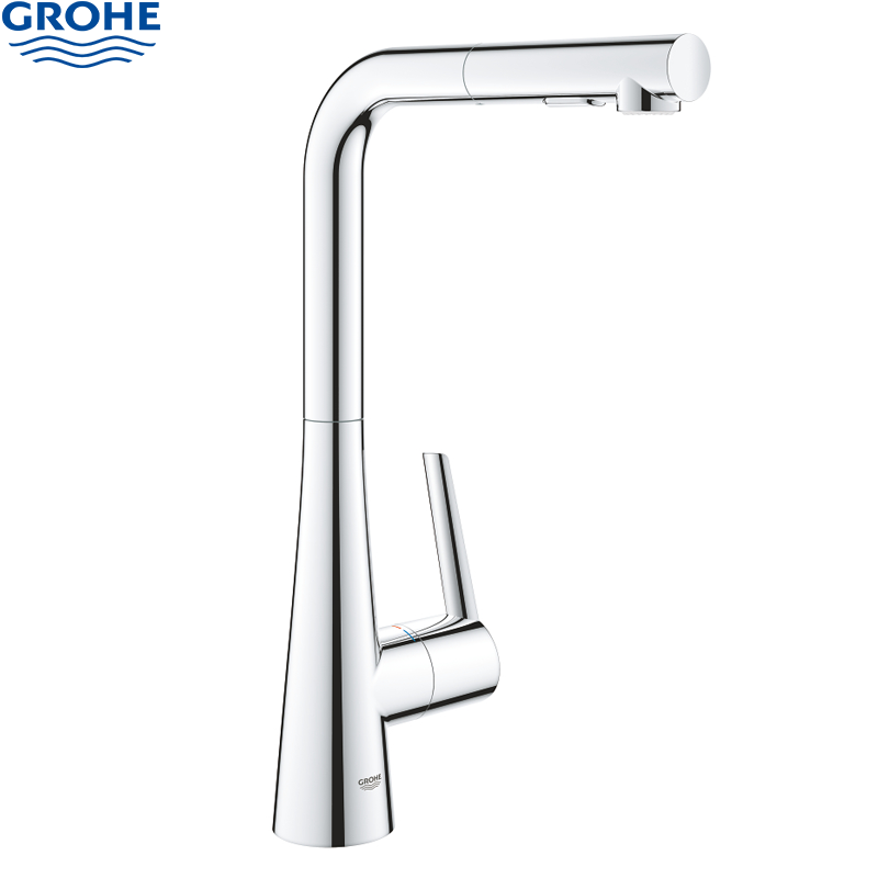 Vòi Rửa Bát Dây Rút Nóng Lạnh GROHE 32553002